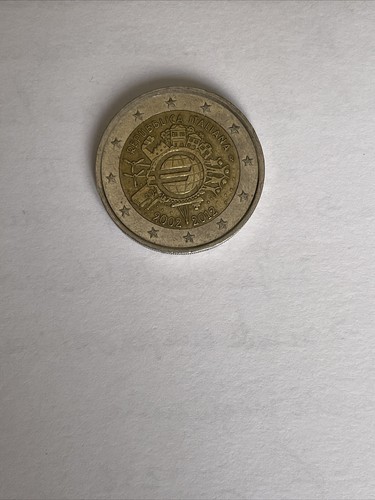 Moneta euro anniversario - da, 2