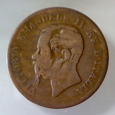 REGNO D'ITALIA 5 centesimi 1861 Bologna molto rara