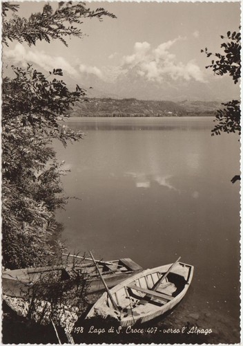Lago croce verso l alpago - s.croce,