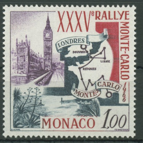 Monaco 1966 motorsport rally - monaco,