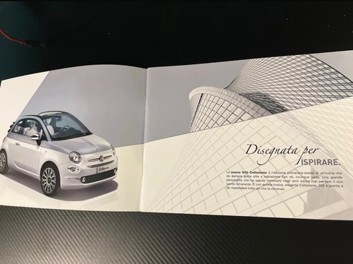 Depliant brocure fiat 500 - depliant,
