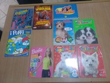 Lotto 9 Album Vuoti Misti Puffi Barbie Cucciolotti Pilotissimi Spider-Man OTTIMi