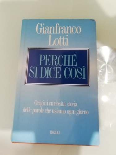 Libro lotti perché si dice - si,