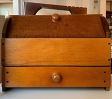 BAULE IN LEGNO PORTA ACCESSORI