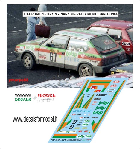 Decals fiat ritmo 130 - decals,