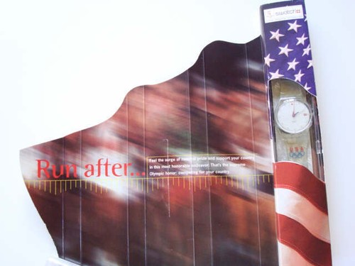 Run after usa swatch pin - run,