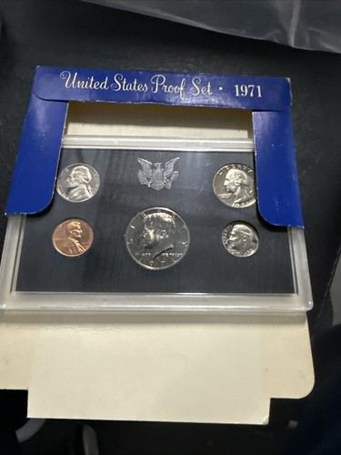 1971 mint proof set 5 - us,