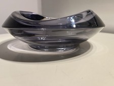 Posacenere In Vetro Di Boemia  Associato a Rudolf Judniki Anni 60