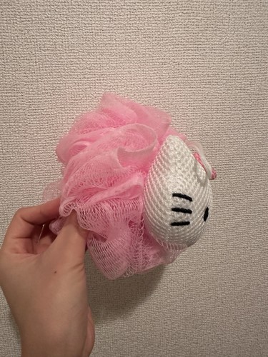 Hello kitty loofah - kitty,