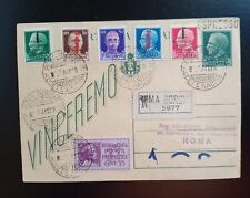 RSI Cartolina postale "VINCEREMO" con 5 Repubblica Sociale e 1 Posta pneumatica