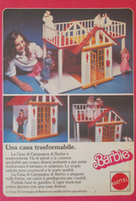 Pubblicità Advertising Italian Clipping 1986 MATTEL BARBIE CASA DI CAMPAGNA.