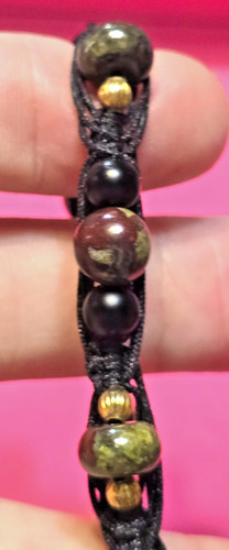 Bracciale regolabile perle