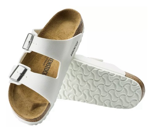 Birkenstock arizona bianco - birkenstock,