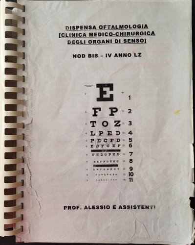 Dispensa oftalmologia - dispensa, di