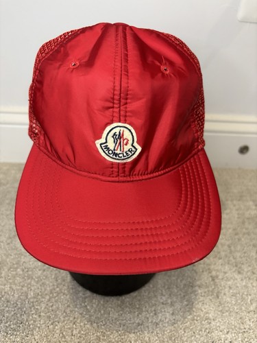 Moncler red nylon mesh - nylon,