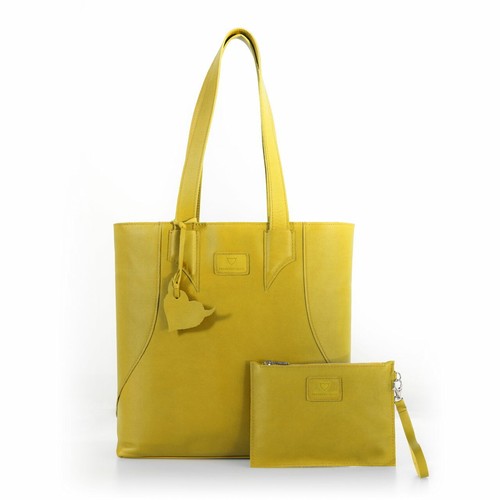 Brava gialla borsa shopper - brava, gialla,