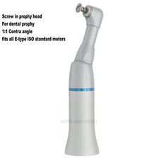 Manipolo Lucidato Dentale Profilazione 1:1 Contra Angolo Bassa Velocità Tipo E Testa Avvitabile