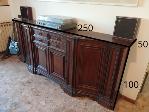 Credenza anni legno - credenza,