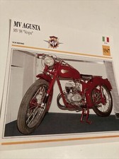 MV Agusta 98 Vespa 1947 Carta