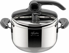 PENTOLA A PRESSIONE LAGOSTINA MIA 5 LITRI LAGOEASYUP ACCIAIO INOX PER INDUZIONE