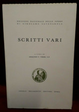 SCRITTI VARI di G. SAVONAROLA