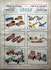 INGAP - GIOCATTOLI MECCANICI   Pubblicità dell'epoca anni 30 - Bella