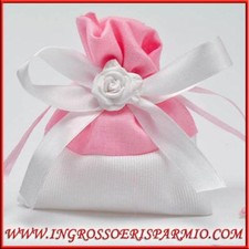 Sacchetti porta confetti rosa