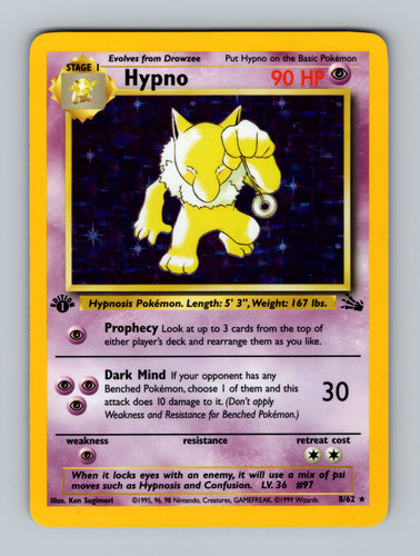 Hypno fossil 1a - hypno, edizione