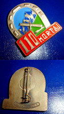 ESERCITO ALPINI Distintivo BTG EDOLO Compagnia 110 Mortai ORIGINALE GRANERO 1° t