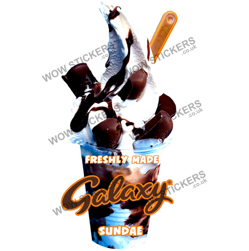 Adesivo furgone gelato galaxy - adesivo,