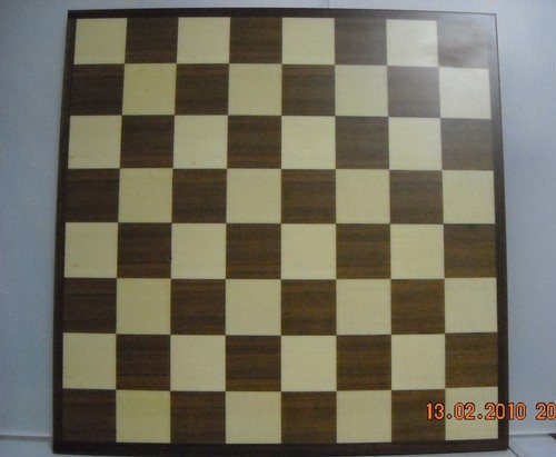 Scacchiera legno intarsiato - legno,