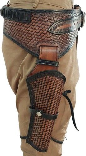 Fondina pistola cintura pelle