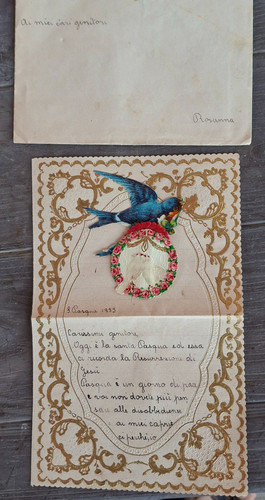 1933 letterina pasqua - 1933,