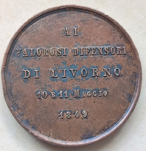 Medaglia municipio livorno - medaglia, ai