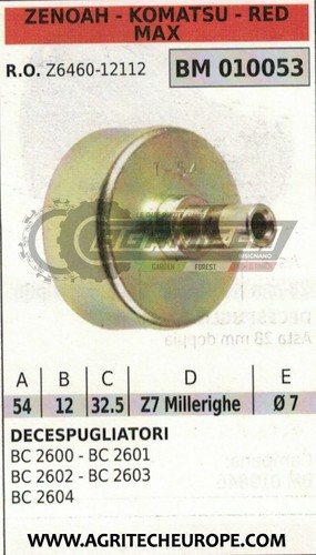 Z646012112 campana frizione - z646012112,