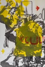 BARATELLA PAOLO TECNICA MISTA SU CARTA 100X70 CM 1967