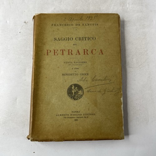 Francesco sanctis saggio - francesco, de