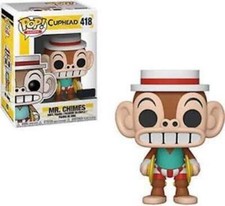 Funko Pop Games 418 Cuphead 35005 Mr Chimes Exclusive SCATOLA ROVINATA