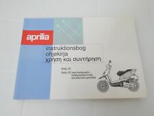 Per Aprilia Rally 50 instruktionsbog ohjekirja service manual scooter