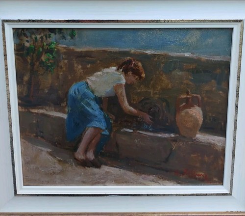 Simone donna alla fontana - de,