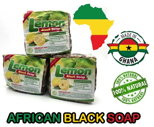 Sapone nero africano puro - nero,