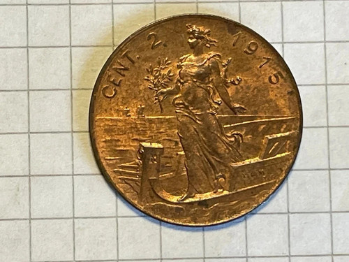 Centesimi 1915 prora fior di - centesimi,