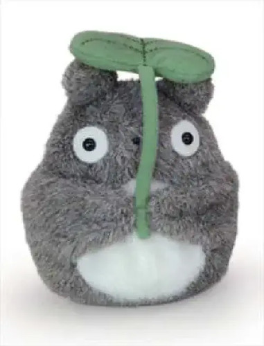Totoro leaf beanbag - beanbag, plush