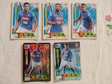 5 figurine Napoli, Calciatori Adrenalyn 2017-18