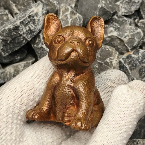 Scultura rame puro bulldog