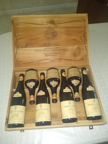 Bersano cassetta vini vintage - vini,