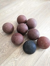SET 8 BOCCE da gioco  VINTAGE anni 50 come da foto - da collezione