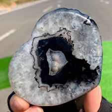 127G Grotta di cristallo naturale bella a forma di cuore super grande gemma