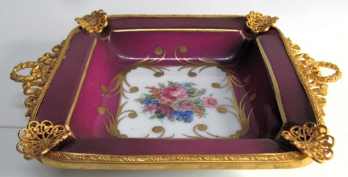 Vintage limoges ashtray with - vintage,