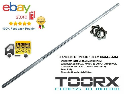 Bilanciere acciaio toorx - bilanciere,